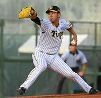 　先発し力投する門別