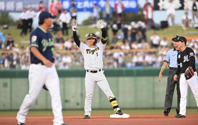 阪神・森下　フレッシュ球宴で先制２点適時二塁打！ＤｅＮＡ・小園から右中間を破る