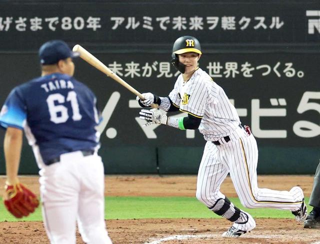 阪神・中野 カープ秋山から打撃ヒント「内容は言えませんが」 さすがの2戦連続安打