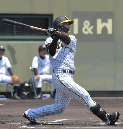 阪神2軍 横田慎太郎さんに1日遅れの追悼星 遺族来場の中、高山