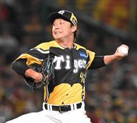 　力投する島本（撮影・高部洋祐）