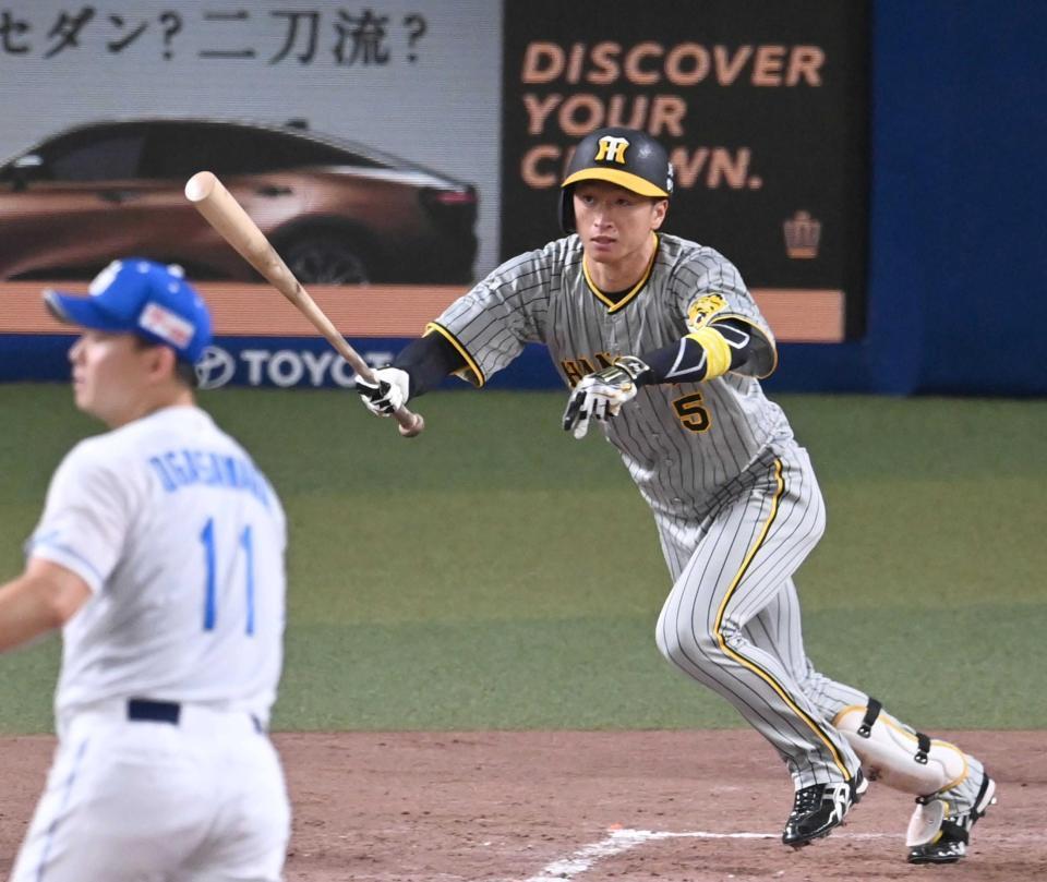 阪神・近本 ５戦連続マルチで切り込み隊長上昇モード 得点圏打率