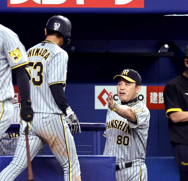 阪神・岡田監督　勝ちパターンを“肩慣らし”　ロード第１Ｒは竜から勝ち越しスタート