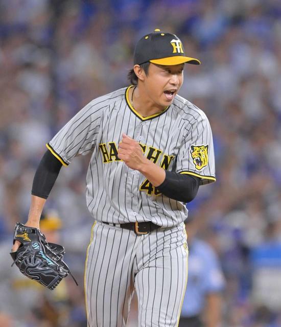 阪神・島本　八回緊急登板で佐野Ｋ斬り　岡田監督の信頼絶大「ランナーがおったら島本よ」