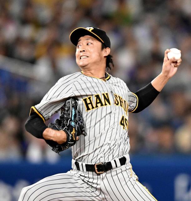 阪神・島本 気迫の火消し また好救援!ハマスタ3連勝導いた 岡田監督も絶賛「さまさまよ」