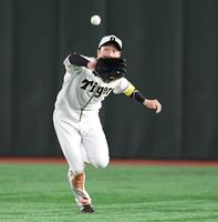 　２回、門脇の打球を好捕する近本（撮影・棚橋慶太）