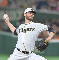 　９回裏に登板したケラー