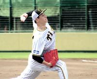 　シート打撃に登板した大竹