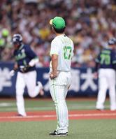 　５回、山田に２ランを許す伊藤将（撮影・山口登）