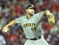 　来日初登板を果たしたブルワー（撮影・高部洋祐）