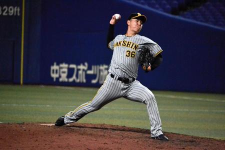 　降格後初登板した浜地