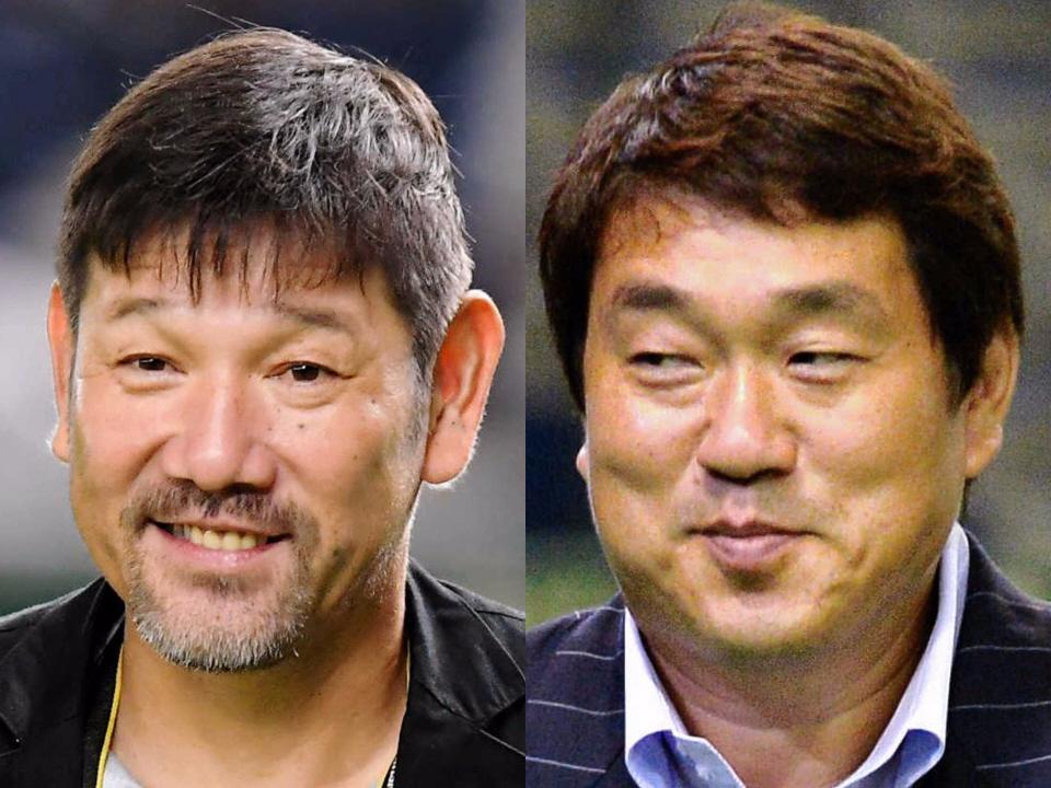 下柳剛氏（左）と広沢克実氏