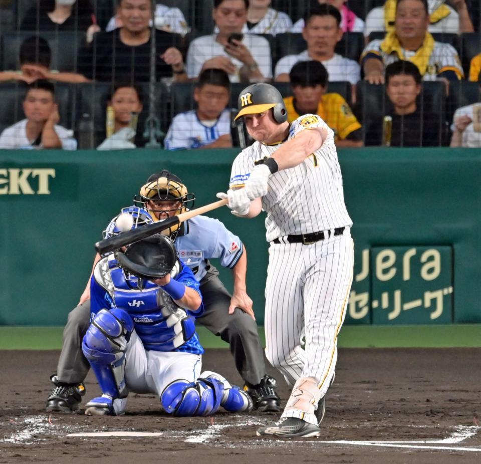 阪神・ノイジーがバウアー撃ち 約２カ月ぶりの先制６号ソロ 甲子園は大