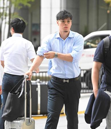 　３戦連発に意欲を見せる佐藤輝