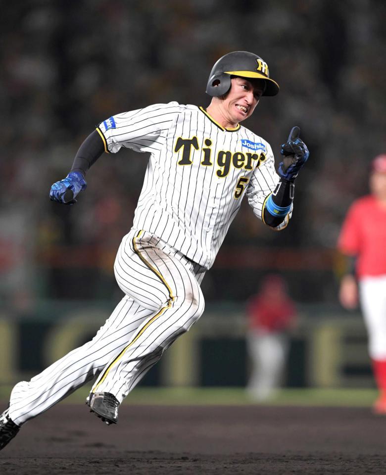 阪神・近本 おかえり打！10点満点の復帰劇 一塁から激走生還も