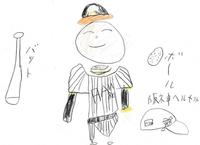 　岡田監督お孫さん作・似顔絵