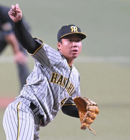 　力投する村上（撮影・高部洋祐）