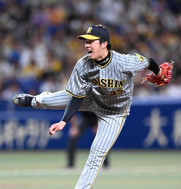 阪神タイガース ユニフォーム 才木投手 阪神・才木に感動 柳と壮絶投手戦！！志願の延長十回150キロ連発
