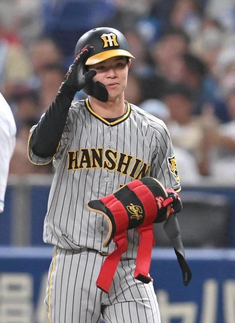 阪神・中野 最多安打堅首１５９安打 新人から３年連続２０盗塁達成 