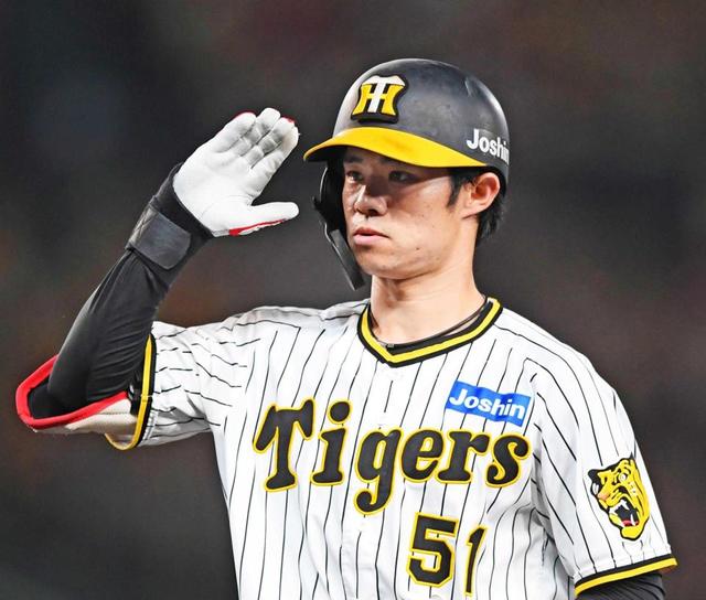 阪神・中野 堅首打！セ界一161H 岡林と“直接対決”ともに1