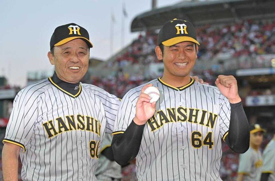 阪神・岡田監督 岡留初勝利「俺分からんかった。誰が勝ち投手か