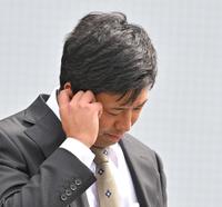 　戦力外通告を受けた渡辺雄（撮影・中田匡峻）