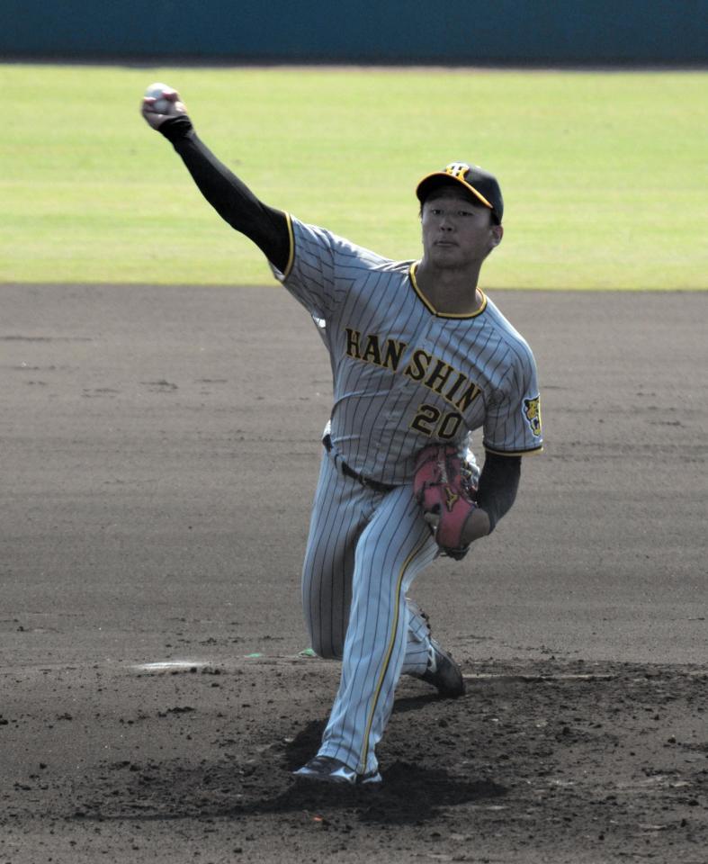 先発した阪神・森木