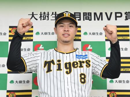 阪神・佐藤輝明　９、１０月度の月間ＭＶＰ受賞　自身２度目　印象深い本塁打は「巨人戦で打った２本」