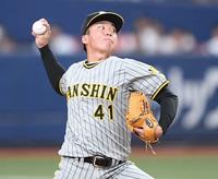 　力投する先発の村上（撮影・中田匡峻）