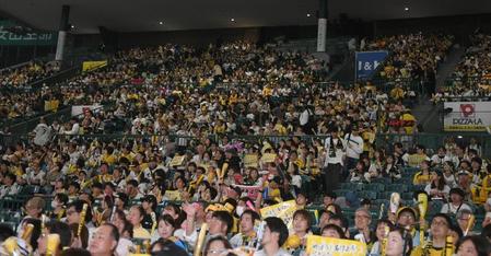 　ＰＶが行われた甲子園球場（撮影・石井剣太郎）