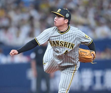 　力投する村上（撮影・中田匡峻）