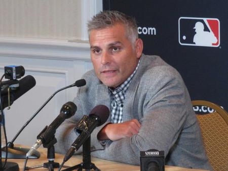 　ゲラの投球を語るレイズのキャッシュ監督（撮影・小林信行）