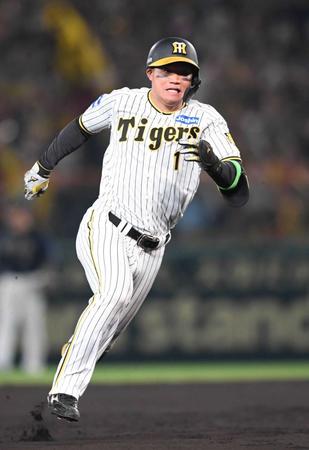 　来季は走力アップを目指す阪神・森下翔太