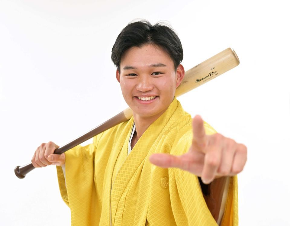 　今年のさらなる飛躍を誓った森下（撮影・立川洋一郎）
