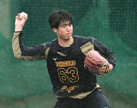 阪神・ドラ５石黒　ソフトバンク和田と対決へ意欲　小学校の大先輩「目指さなきゃいけない」