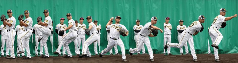 　ゲラの投球フォーム