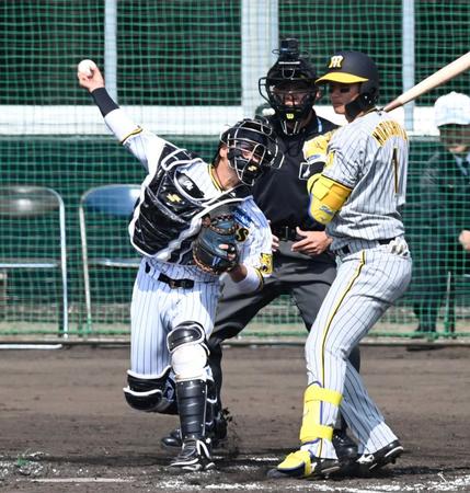 【AREで賞】梅野が帰って来た　いきなりバズーカ発動　半年ぶり実戦「出られたことが良かった」