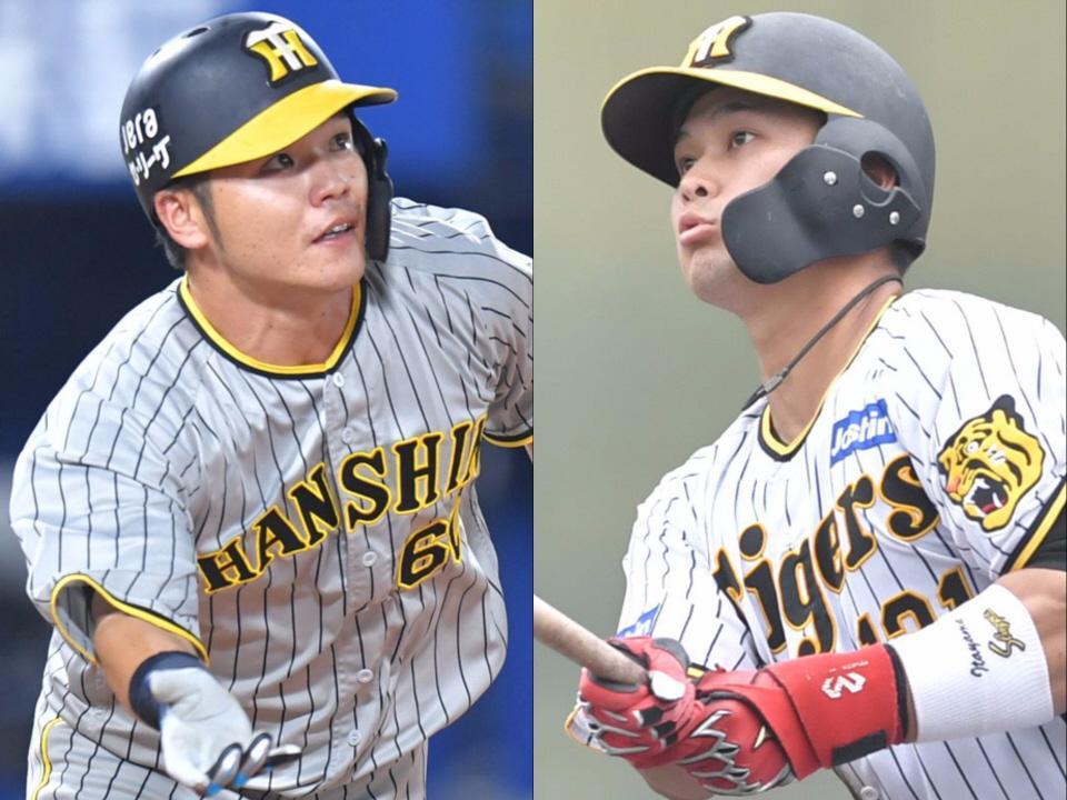 　定位置獲得を狙う（左から）小野寺と野口