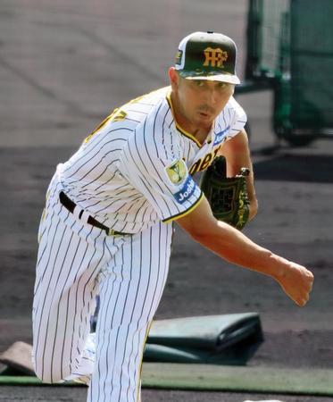 阪神　新外国人のゲラが初の打撃投手　２３球中ボール球は９球と安定感を示す