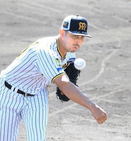 阪神・ゲラ いきなり出た最速157キロ 低め抜群の制球力
