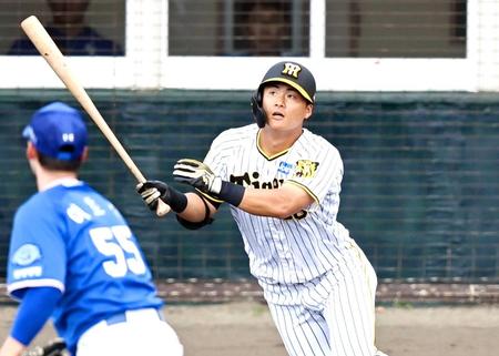 阪神・前川右京　岡田監督称賛のチーム１号「いいアピール」　開幕スタメンへ夢膨らむ実戦５試合１１の７