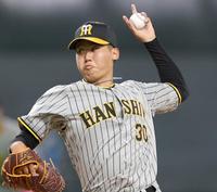 　４回、力投する門別（撮影・田中太一）