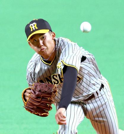 　先発し、力投する門別（撮影・田中太一）