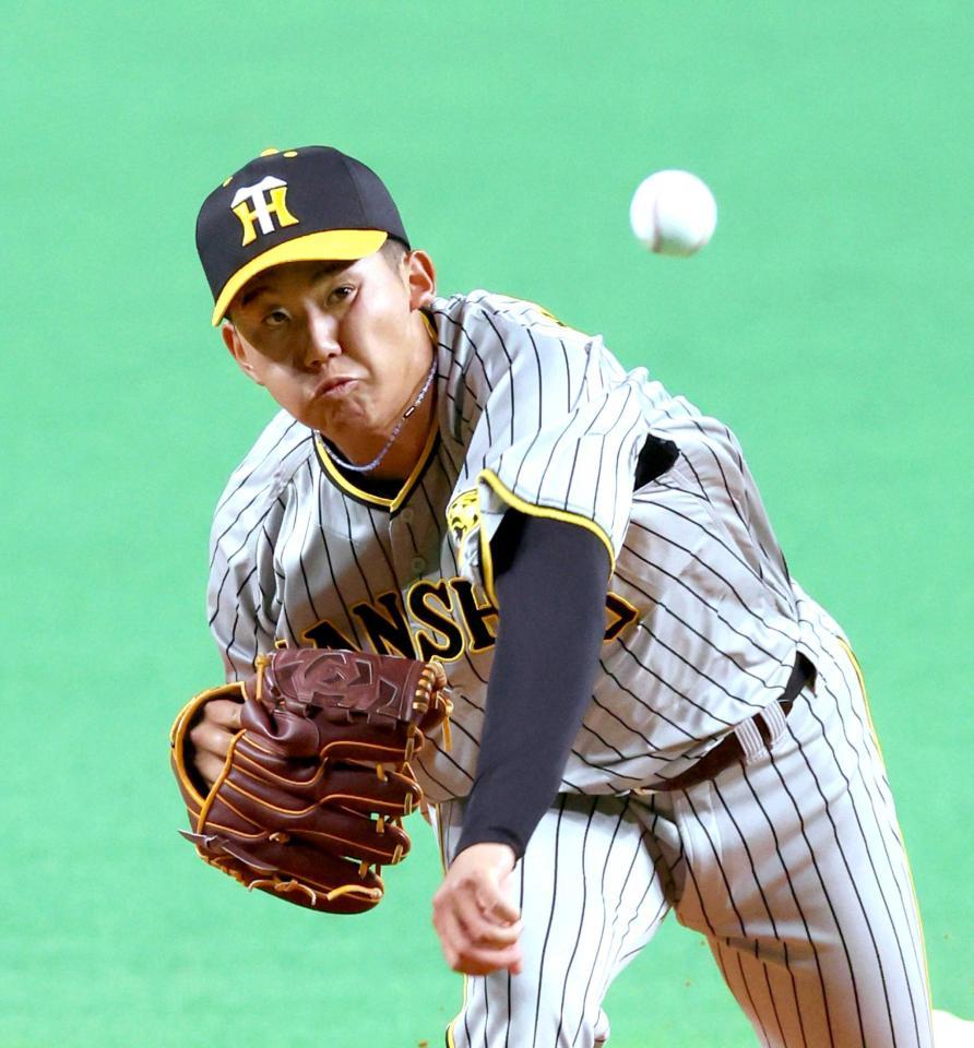 　先発し、力投する門別（撮影・田中太一）