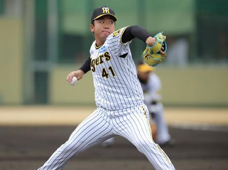 　教育リーグに登板した村上