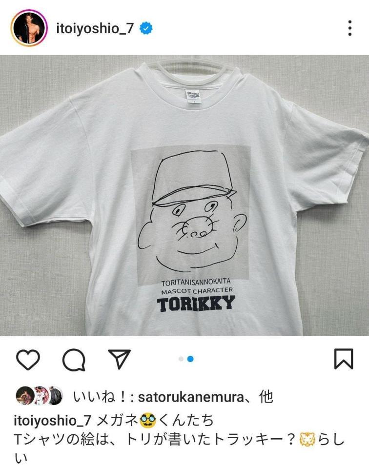 　糸井嘉男氏のインスタグラム（ ｉｔｏｉｙｏｓｈｉｏ＿７）より 