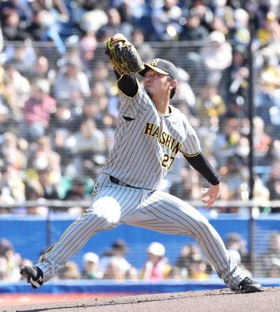 　ロッテ戦に先発する伊藤将（撮影・西岡正）