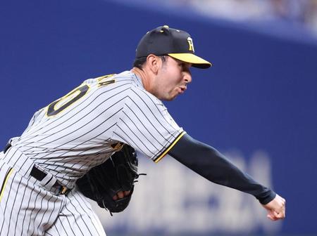 　６回、２番手で登板するゲラ（撮影・中田匡峻）