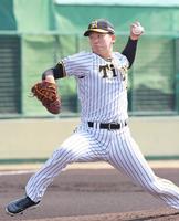 　先発して５回２失点の門別（撮影・立川洋一郎）