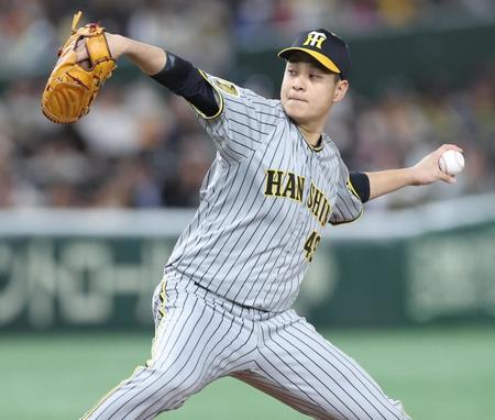 　力投する大竹（撮影・金田祐二）